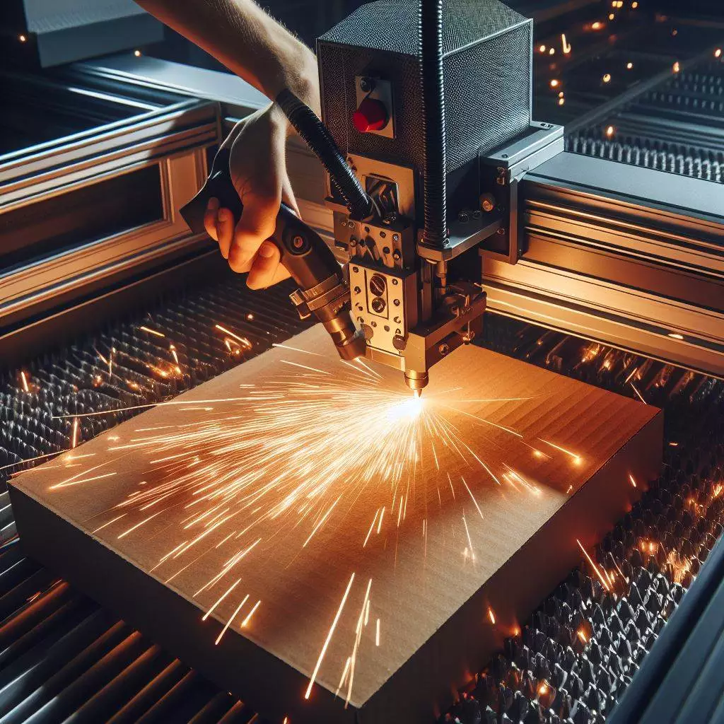 Efficient Processing of MDF with a Laser Cutter